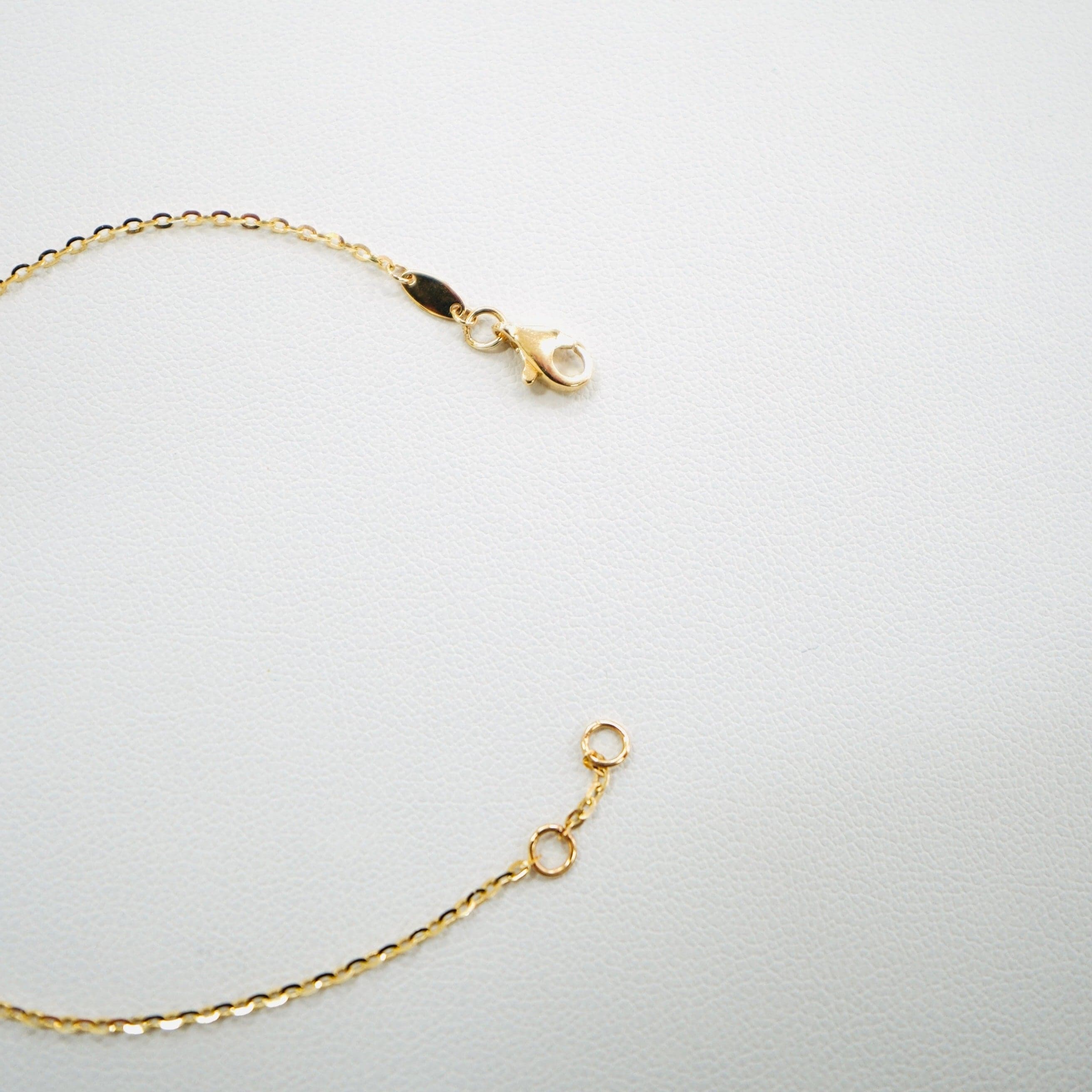 14K Yellow Gold Malachite Heart Bracelet thumbnail 4