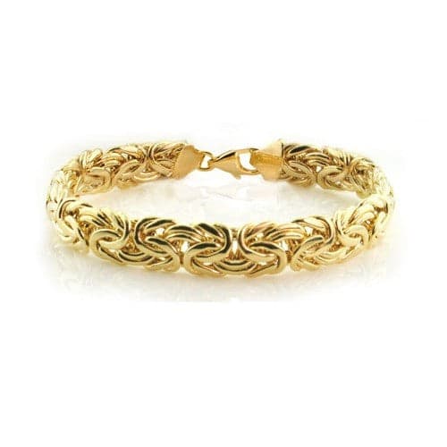 14K Yellow Gold Byzantine Bracelet
