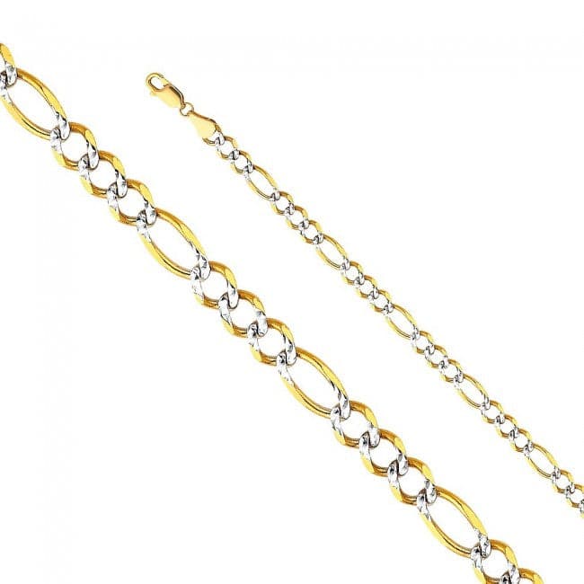 Solid 14K Yellow Gold Rope Chain