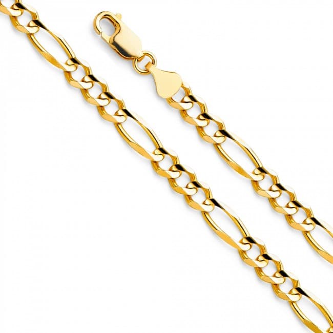 Solid 14K Gold Franco Chain