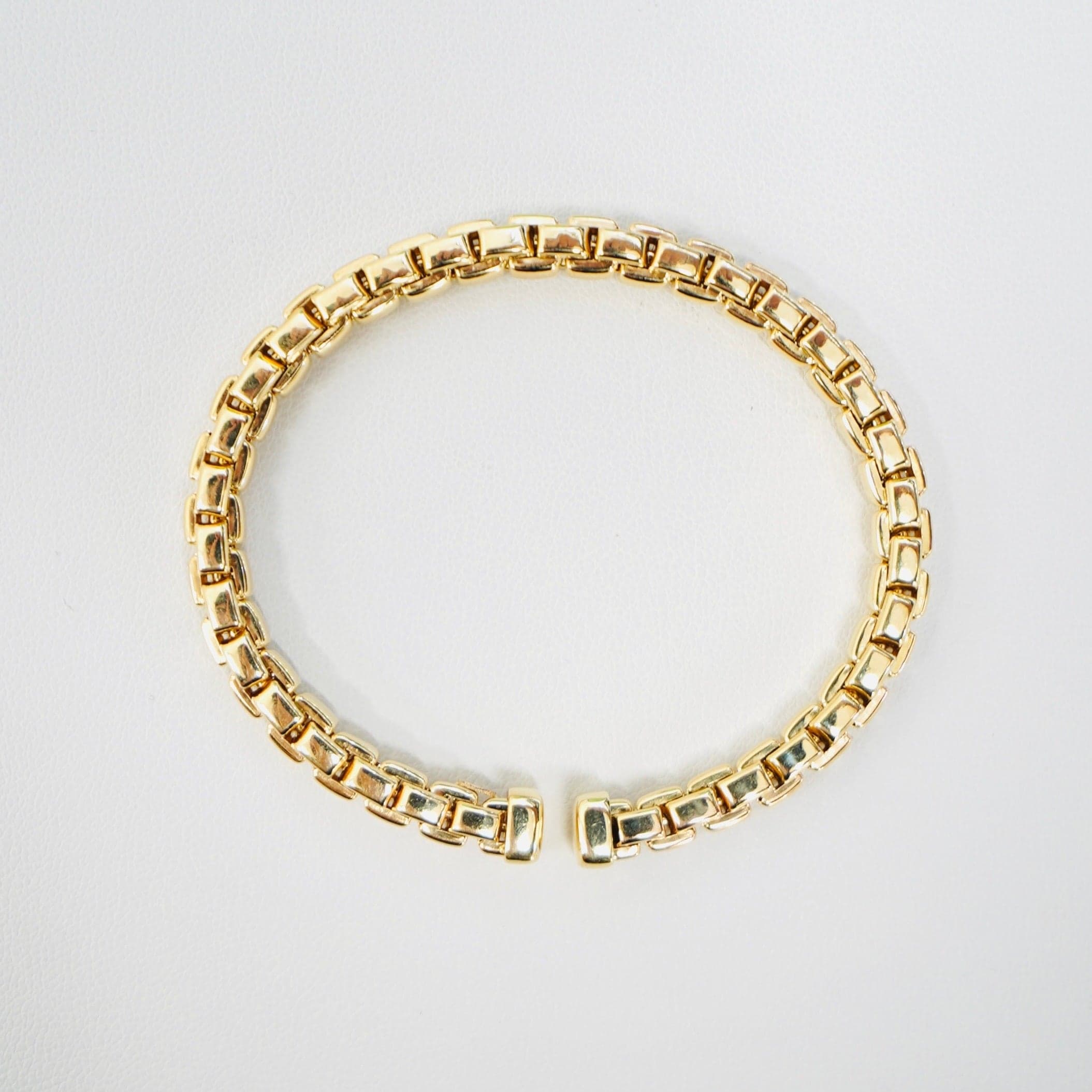 Solid 14K Gold Ice Bracelet — Image 1