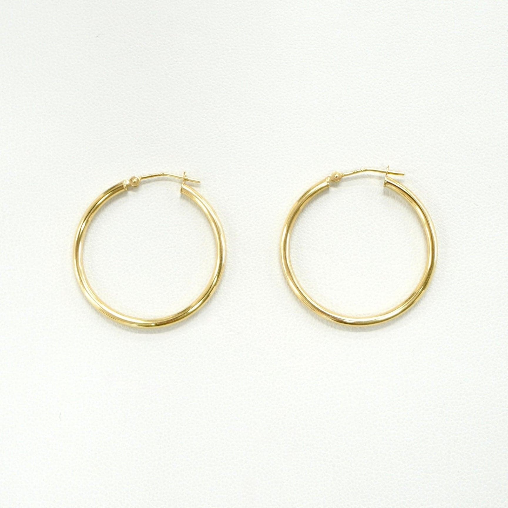 14K Yellow Gold Small Hoop Earrings