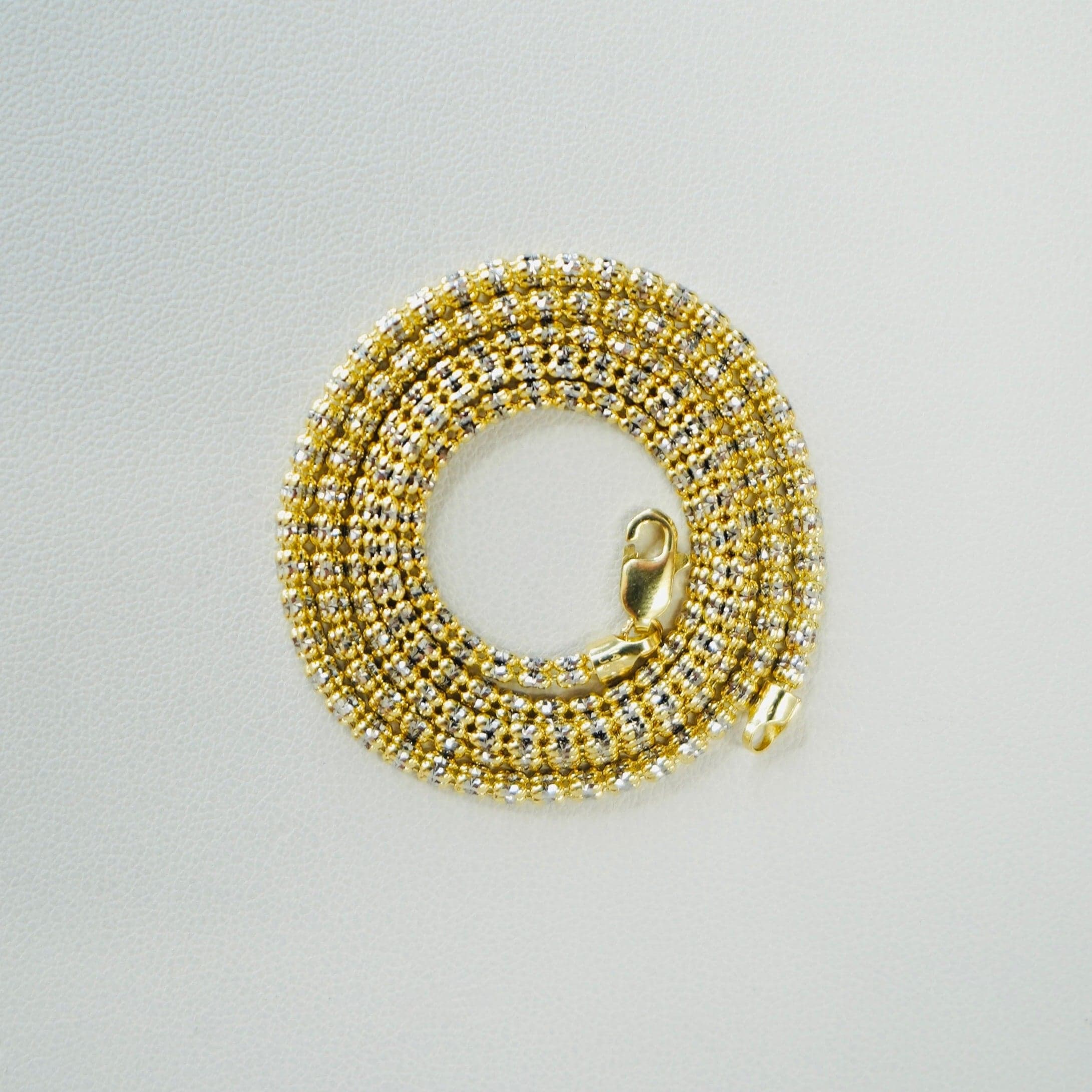 Solid 14K Gold Square Curb ID Bracelet